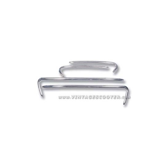 Baguettes ailes + garde boue aluminium Vespa 150 Gl